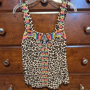 THML Leopard Print Women's Top